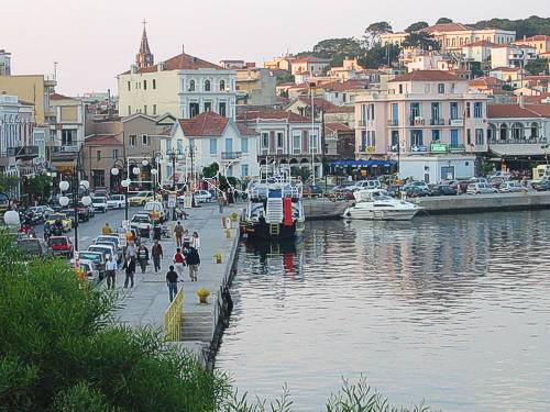 The island's capita, Mytilene (Mitilini)